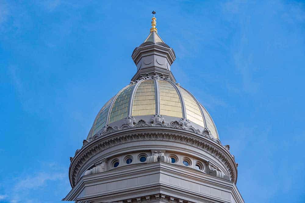 GOLD RUSH: $300M Historic Restoration of WY Capitol Building Included a New Gilded Dome